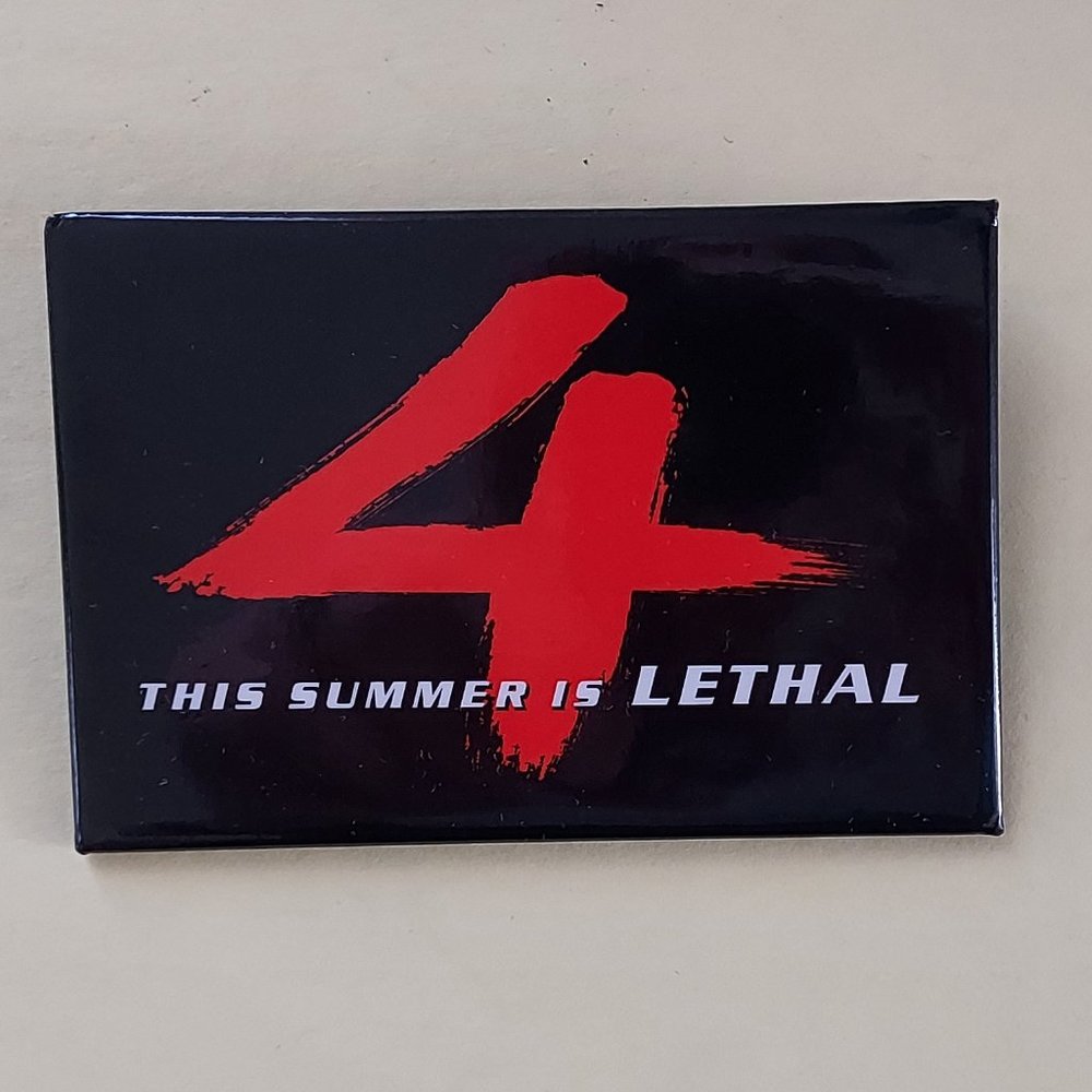 Lethal Weapon 4: Movie button, promotional, 1998
